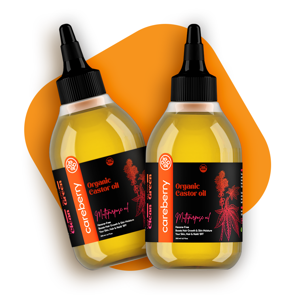 Organic Hexane Free Castor Oil (Arandi Oil) Multipurpose for Hair, Skin, & Nails - 200ml